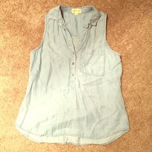 Cloth and stone chambray top